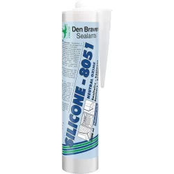 Mastic silicone neutre 8051 bâtiment et sanitaire cartouche de 300ml