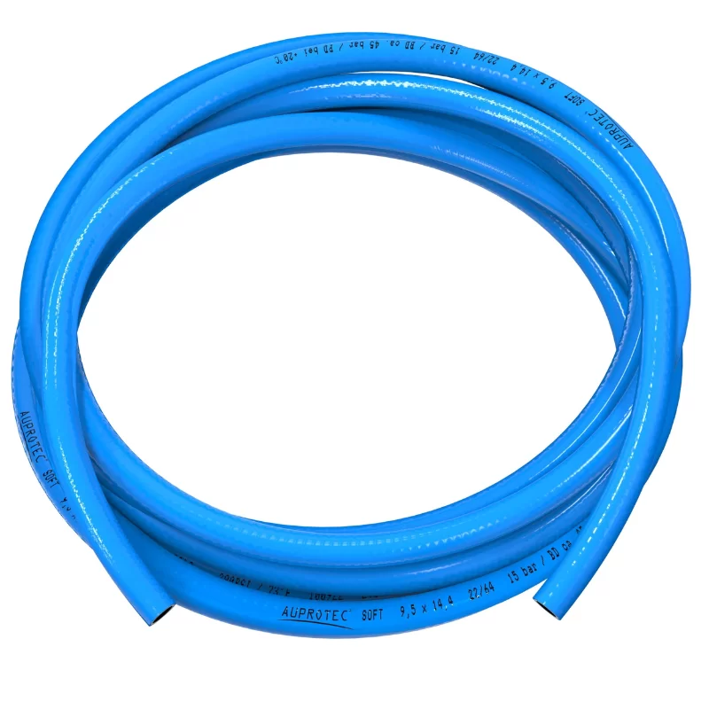 Tuyau souple gainé PVC Surflex couronne de 30 m bleu