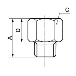 Prolongateur cylindrique mâle / femelle