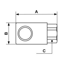 Raccord rapide standard métallique Prevost IRM 06 fileté femelle cylindrique