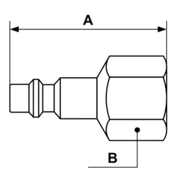 Embout pour raccord rapide IRP 08 femelle raccord rapide ISI08