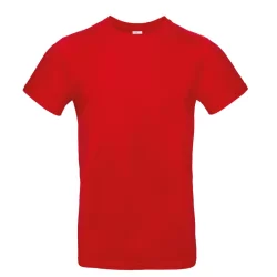 Tee Shirt homme manches courtes E190 red 100% coton