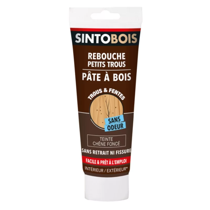 Pâte à bois à l'eau SintoBois rebouche imperfections