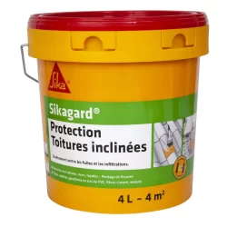 Peinture de protection Sikagard pour toiture inclinée seau 1 litre