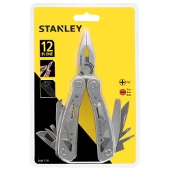 Pince multifonctions Stanley 12 outils en 1 en acier inoxydable