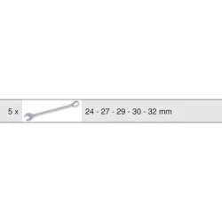 Module de clés mixtes Ultimate 5 pièces 24 à 32 mm