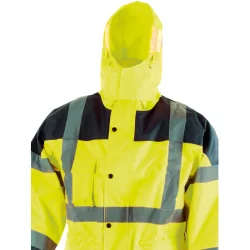 Ensemble de pluie Hi Vi jaune fluo et marine