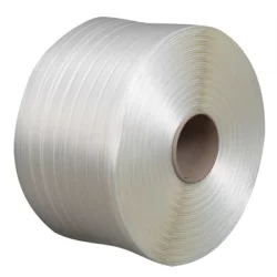 Feuillard de cerclage textile fil à fil résistant et souple Largeur 13mm Longueur 1100m