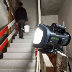 Projecteur de chantier SYSLITE DUO-Plus Festool - Éclairage LED 180° - Blanc neutre 5000 K