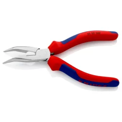 Pince à becs demi ronds Knipex avec tranchant chromé longueur 160 mm