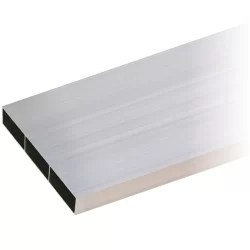 Règle aluminium rectangulaire 2 voiles 3 alvéoles longueur 4 mètres