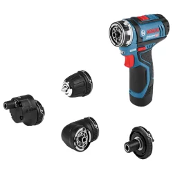 Perceuse-visseuse Bosch GSR 12V-15 FC avec accessoires en L-Boxx avec 2 batteries 2Ah et chageur