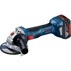 Meuleuse d'angle 125mm Bosch GWS 18V-7 en coffret L-Boxx avec 2 batteries 18V 4.0Ah et chargeur