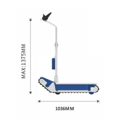 Diable monte-escaliers électrique à chenilles 310 kg