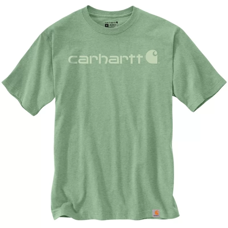 Tee shirt manches courtes Core Logo coton coloris vert clair