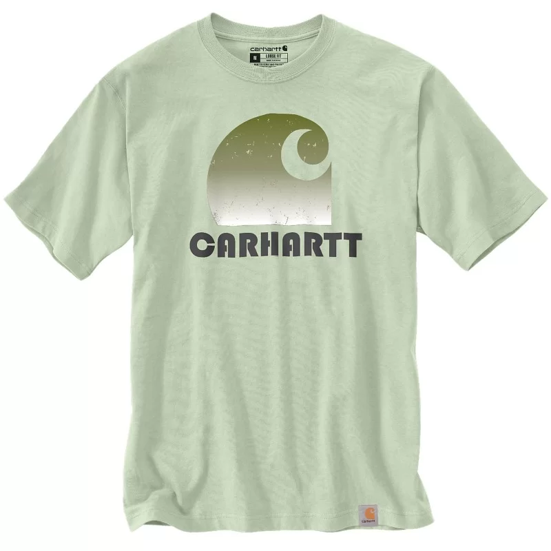 Tee shirt C Graphic coton coloris vert