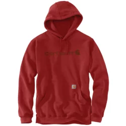 Sweat à capuche Carhartt rouge