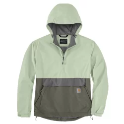 Veste à capuche imperméable et résistante Carhartt verte