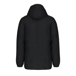 Parka à capuche recyclée unisexe coloris noir