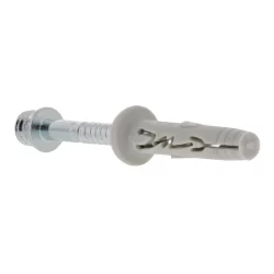 Cheville nylon à frapper Spit Hit-M P avec patte à vis zinguée M7 - 6 x 32 mm - Boîte de 100