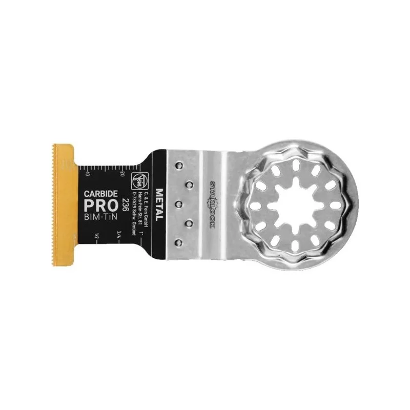 Lame de scie à concrétion carbure E-Cut Carbide Pro - Starlock - Matériaux durs - 40 x 32 mm