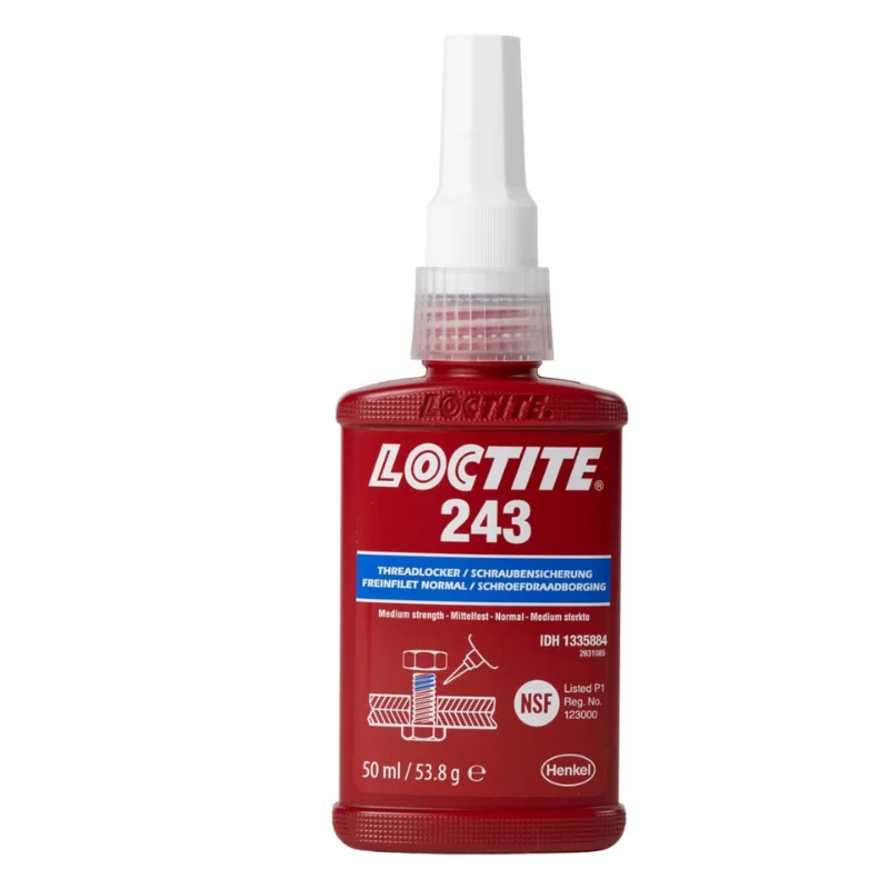 Frein filet Loctite 243 résistance moyenne usage général