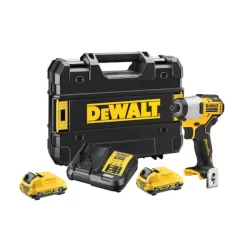 Visseuse à chocs Dewalt XR 12V DCF801D2-QW 2 Batteries 12V 2Ah Chargeur Coffret Tstak