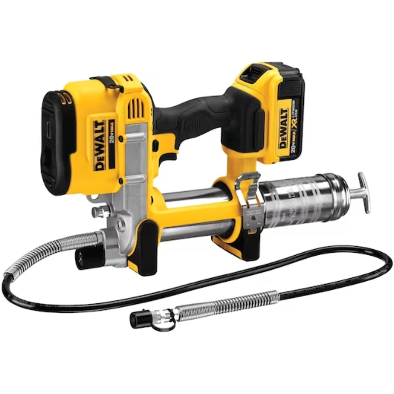 Pompe à graisse Dewalt DCGG571M1-QW XR avec 1 batterie 4Ah chargeur et coffret