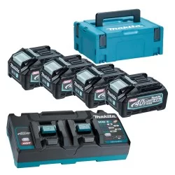 Kit de démarrage XGT DC40RB Duo chargeur + 4 x Batterie BL4040 40V max 4.0Ah en MBox