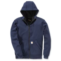 Sweat homme Wind Fighter à capuche zippé déperlant et anti-vent bleu marine