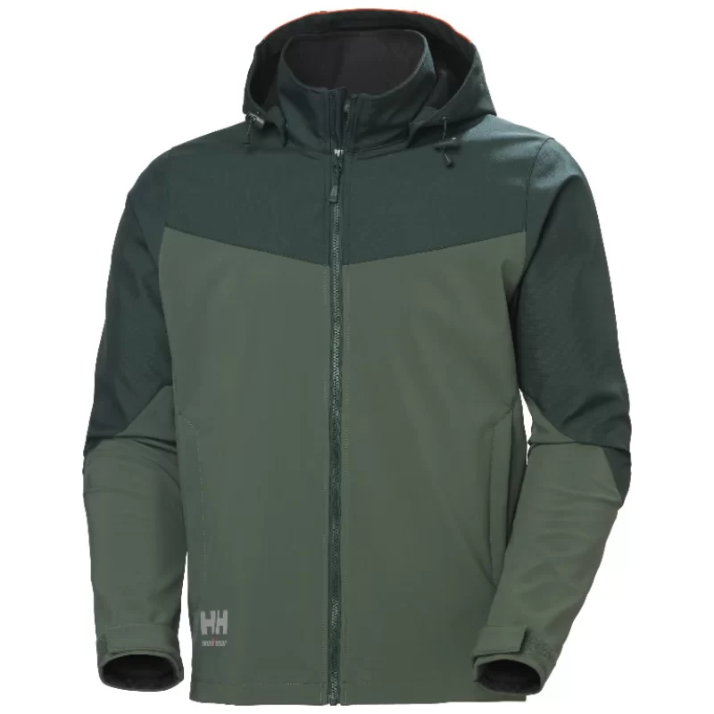 Veste softshell capuche Oxford Hooded verte