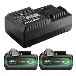 Kit de 2 batteries 36 V 2.5 Ah et chargeur 14.4V + 18V