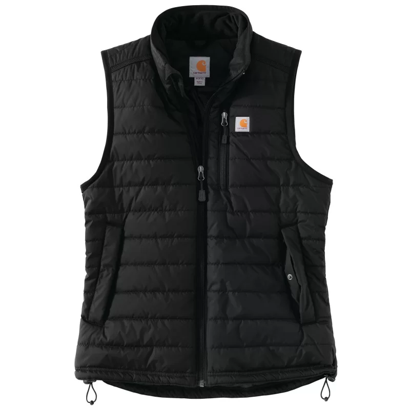 Gilet sans manches femme Gilliam zippé matelassé déperlant et anti-vent Noir