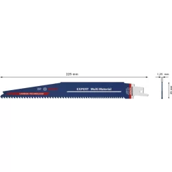 Lame scie sabre EXPERT Carbure Multimaterial 225mm S1156XHM