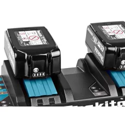 Chargeur Makita rapide 2 batteries Makstar Li-Ion 14,4 à 18 Volts DC18RD