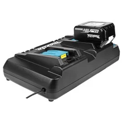 Chargeur Makita rapide 2 batteries Makstar Li-Ion 14,4 à 18 Volts DC18RD