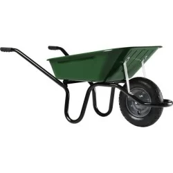 Brouette Haemmerlin Aktiv Premium 100 litres peinte roue gonflée charge utile 150 kg