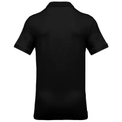 Polo homme K254 manches courtes 100% coton Noir