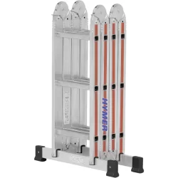 Echelle polyvalente multiposition 4x3 échelons