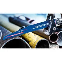 Lame de scie sabre carbure S 1256 XHM Bosch pour bois et métal longueur 300 mm