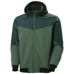 Veste d'hiver Oxford Softshell vert