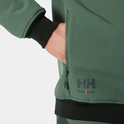 Veste d'hiver Oxford Softshell vert