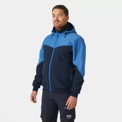 Veste d'hiver Oxford Softshell bleu