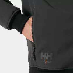 Veste d'hiver Oxford Softshell noir