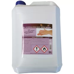 Gel hydroalcoolique Mains Sèches - bidon de 5L