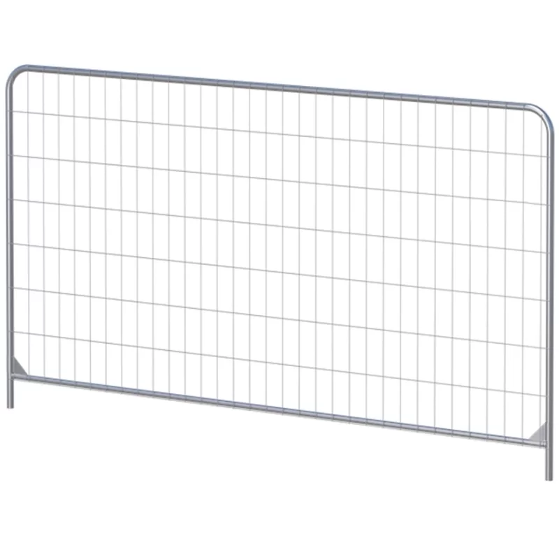 Clôture grillagée mobile arrondie 4 barres 3.50x2.00 m