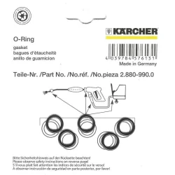 Kit joint O ring de rechange pour poignée pistolet Karcher lot de 5