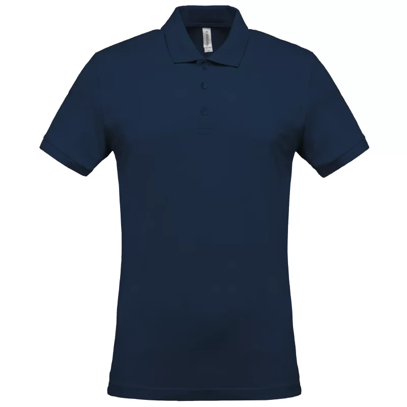 Polo Homme manches courtes 100% coton navy