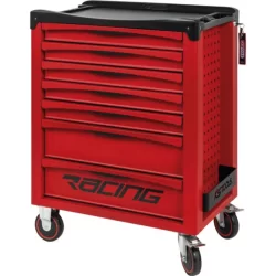 Servante d'atelier sur roulettes Racing 5 tiroirs Kstools avec 184 outils