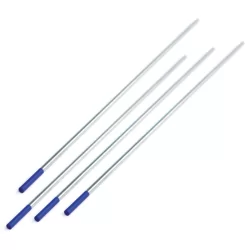 Electrode tungstène Lanthane 2% longueur 150mm 2.4mm